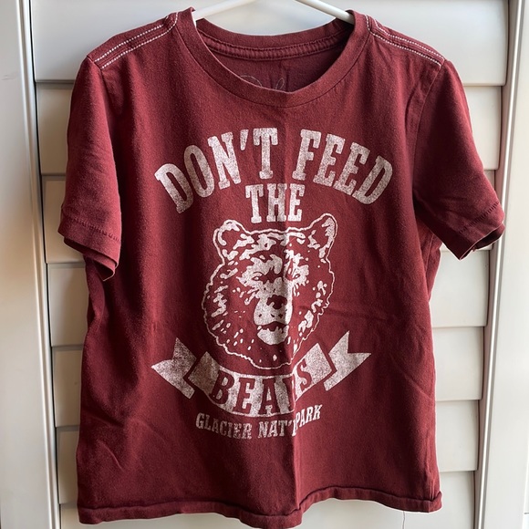 Peek maroon bear tee 4/5 - Picture 1 of 4
